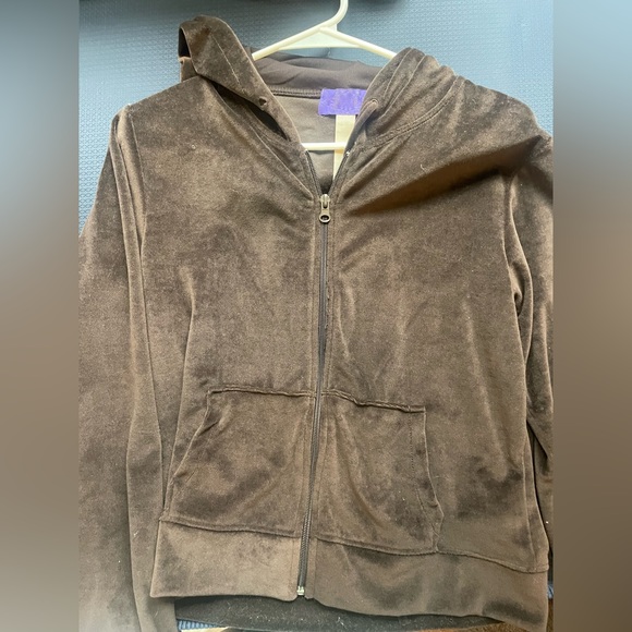 Vintage Cropped Brown Velvet Jacket - Picture 1 of 3